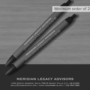 Custom Grey Promotional Pen