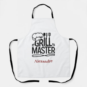 Custom Grill Master Apron – Father’s Day Gift for