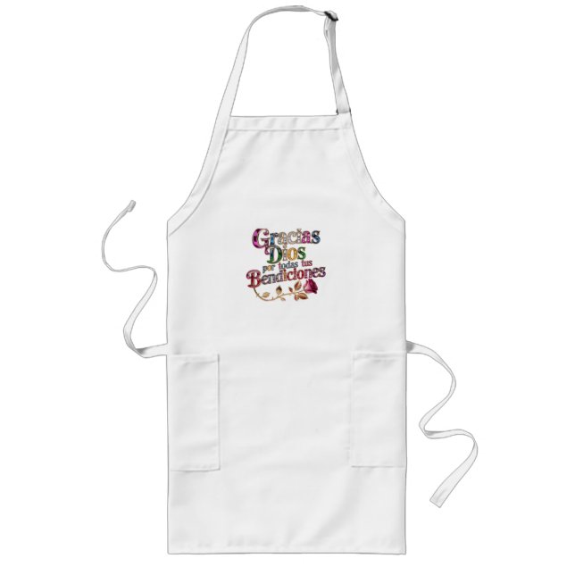 Custom Grill Master Apron – Long Fit with Pockets (Front)