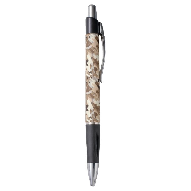 Custom Grip Ink Pen-Emmy-Desert Camo Print (Bottom (Vertical))