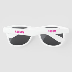 Custom Groom Bride Wedding Favours Bachelor Party Sunglasses