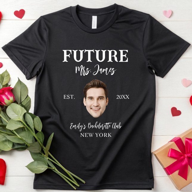  Custom Groom Face Bach Social Club Bride Engaged T-Shirt (Creator Uploaded)