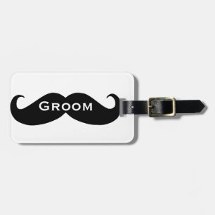 Custom Groom's Luggage Tag