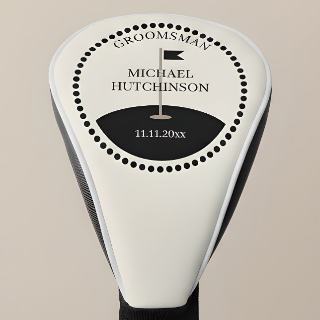 Custom Groomsman Golf Head Cover (Creator Uploaded)
