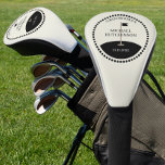 Custom Groomsman Golf Head Cover<br><div class="desc">Create your own golf club cover. Personalised with your own text. You can further customise this design by selecting the "customise further" link if desired.</div>