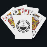Custom Groomsman Monogram Name Playing Cards<br><div class="desc">Make your own custom monogrammed set of playing cards. Personalise this design with your own text. You can further customise this design by selecting the "customise further" link if desired.</div>