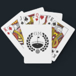 Custom Groomsman Monogram Name Playing Cards<br><div class="desc">Make your own custom monogrammed set of playing cards. Personalise this design with your own text. You can further customise this design by selecting the "customise further" link if desired.</div>