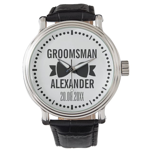 Custom Groomsman Watch (Front)