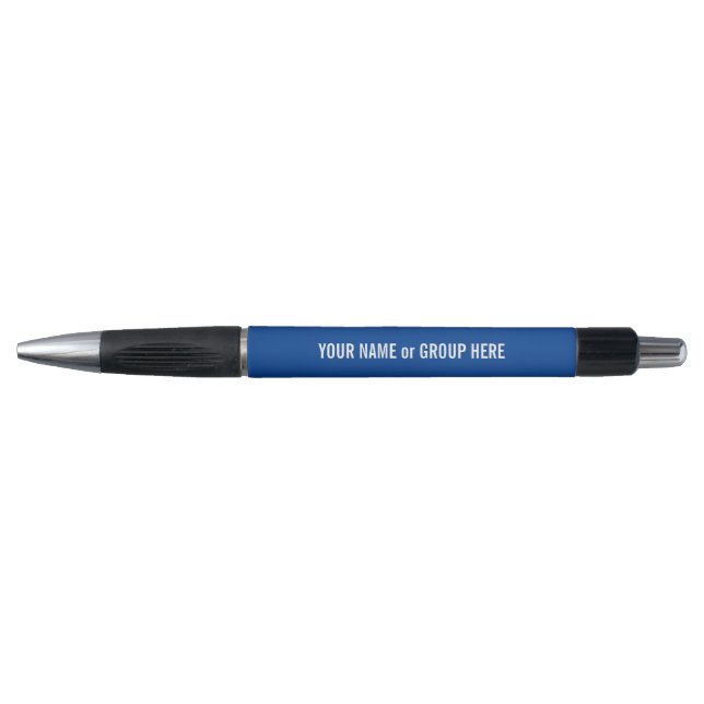Custom Group Name & Text Promotional Blue (Front)