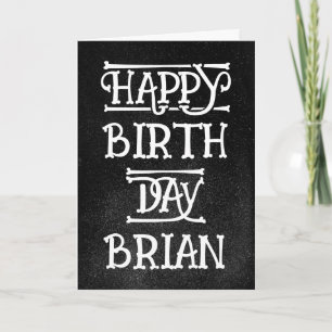 Custom Grunge Birthday Card