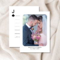 Custom Guest Book Playing Cards, Wedding
