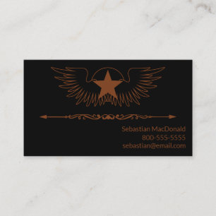 Custom Guitar Country Western Band Music Musician  Business Card