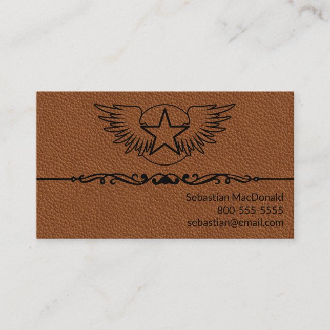 Custom Guitar Country Western Band Music Musician  Business Card (Front)