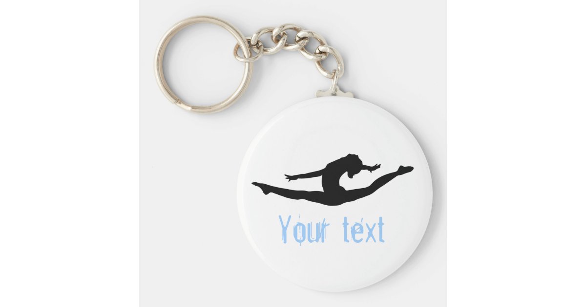 Custom Gymnastics Dance Cheer Keychains