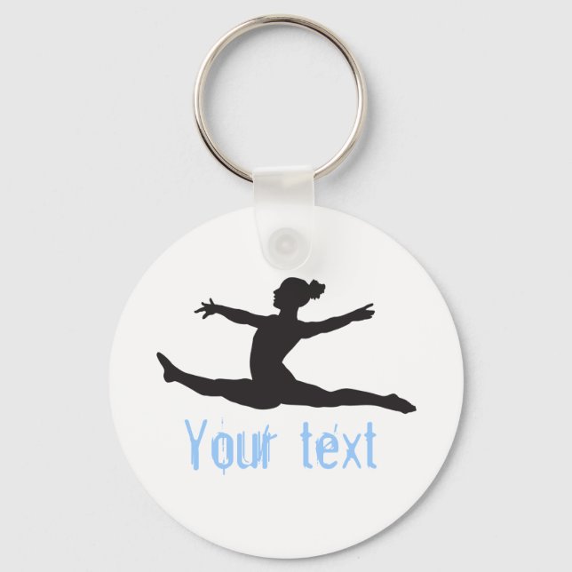 Custom Gymnastics Dance Cheer Keychains (Front)