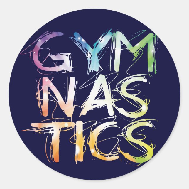 Custom Gymnastics Stickers (Front)