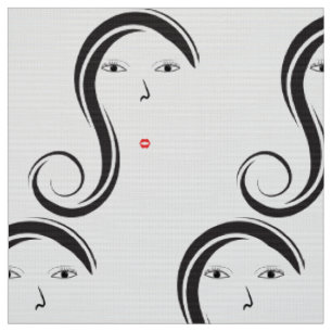 Custom Hair salon haircut hair fabric