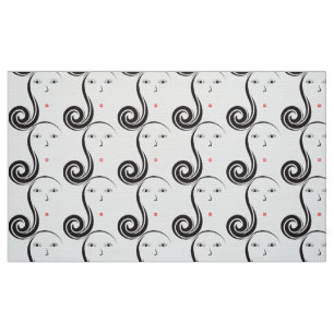 Custom Hair salon haircut hair fabric