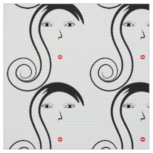 Custom Hair Stylist Salon Haircut Hair  Fabric