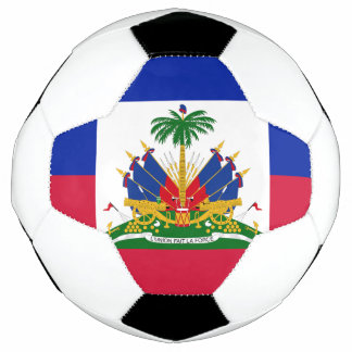 Custom Haitian Heritage Football Soccer Ball