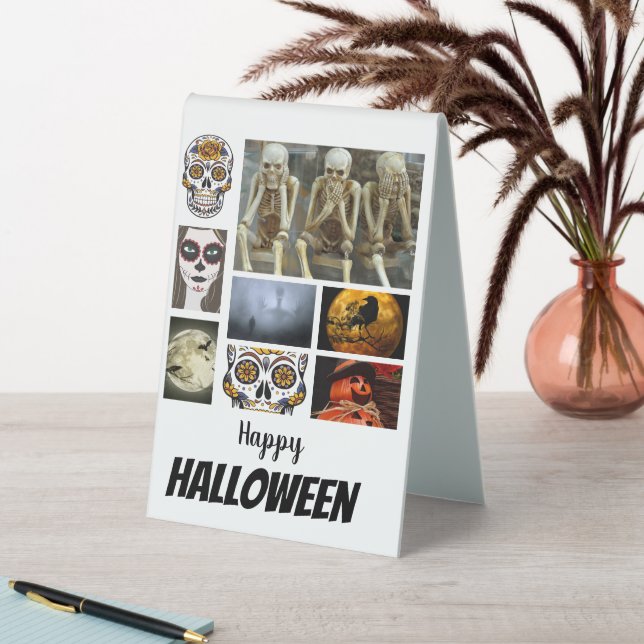 Custom Halloween 8 Photo Collage  (In SItu (Table))