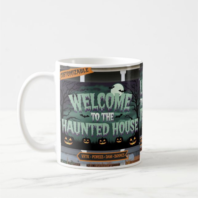 Custom Halloween Decoration Coffee Mug (Left)