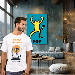 Custom Halloween Skeleton Crew T-Shirt