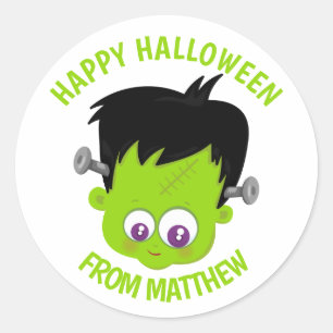 Custom Halloween Sticker - Frankenstein