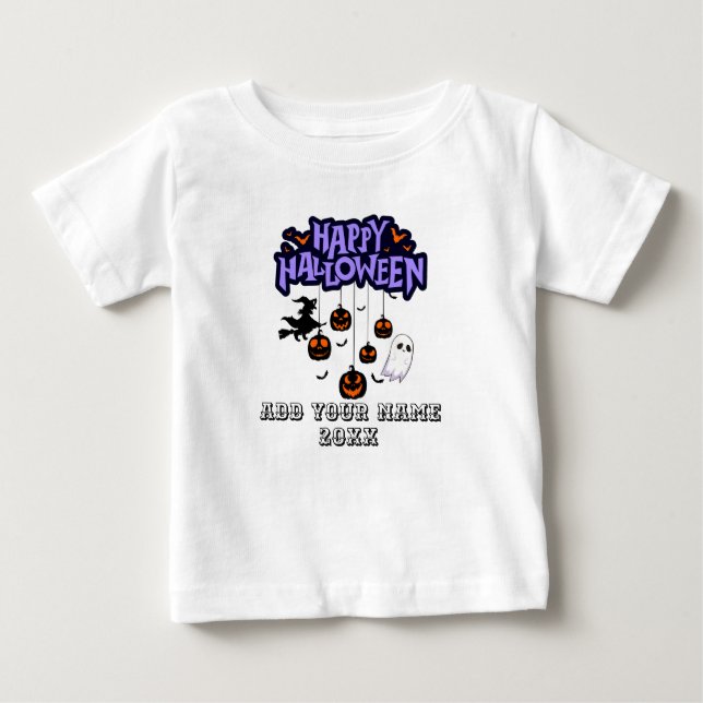 custom halloween themed t-shirts for kids (Front)