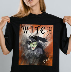 Custom Halloween Witch Matching  T-Shirt