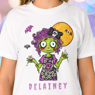 Custom Halloween Zombie Cook T-Shirt