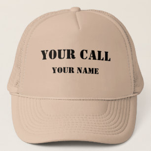 Custom Ham Radio Call Sign Trucker Hat