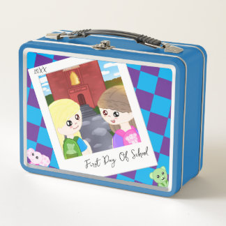 Custom Hand Drawn Back To School Designed Lunchbox