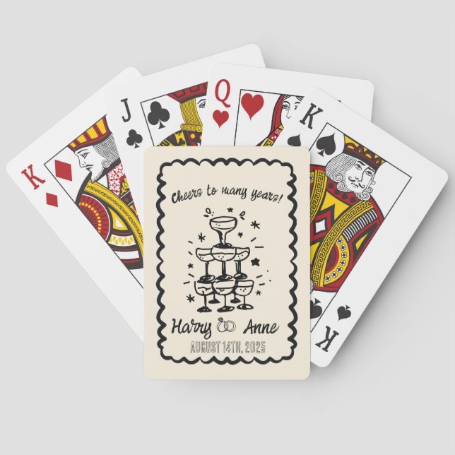 Custom Hand-drawn Playing Cards (Back)