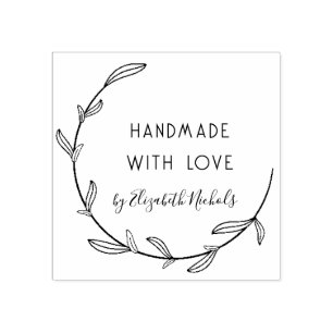 Custom Handmade  Rubber Stamp