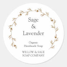 Custom Handmade Soap Company Branding Supplies