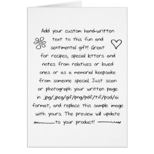 Custom Handwriting