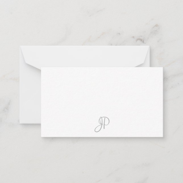 Custom Handwritten Monogrammed Minimalist Template (Front)