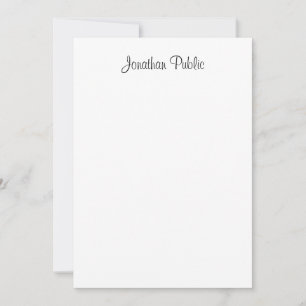 Custom Handwritten Script Name Elegant Template