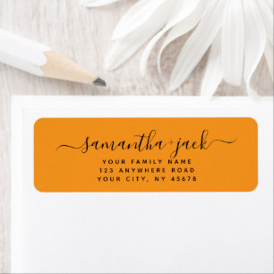 Custom Handwritten Stylish Elegant Return Address Label