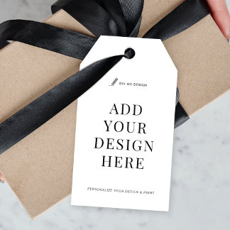 Custom Hang Tag Printing 3.5x2" Gift Tag Label