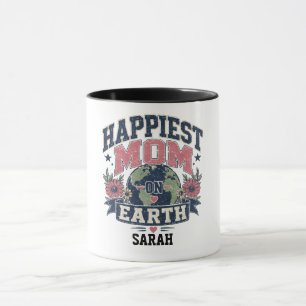 custom happiest mum on earth mothers day gift mug