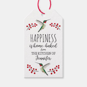 Custom Happiness is home-baked Gift Tags