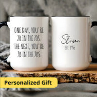 Custom Happy 70th Birthday Gift for Men Vintage