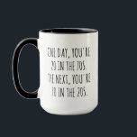 Custom Happy 70th Birthday Gift for Men Vintage Mug<br><div class="desc">ONE DAY, YOU'RE 20 IN THE 70S. THE NEXT, YOU'RE 70 IN THE 20S. - Custom Happy 70th Birthday Gift for Men Vintage Mug - Birthday gifts, Custom name mug, Limited edition gift, Vintage 1944 mug, Gift for him, Funny birthday gift, Papa birthday, 1954 mug, Born in 1954, 70th birthday,...</div>