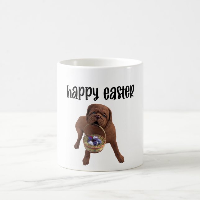 Custom Happy Easter Dog Mug (Center)