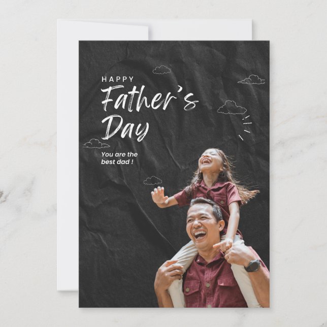 Custom Happy Father’s Day Card for Dad (Front)