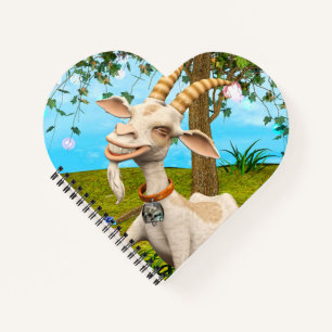 Custom Happy Goat Notebook