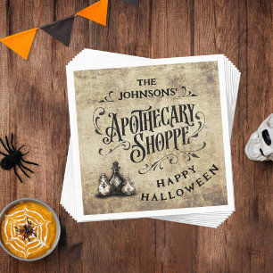 Custom Happy Halloween Napkin