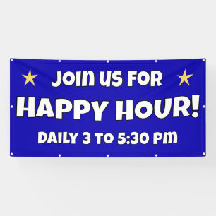 Custom Happy Hour Banner